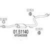 MTS 01.51140 Middle Silencer
